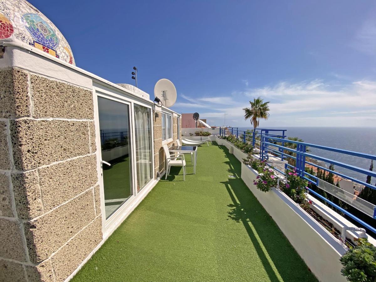 Apartamento Atlantico - Terraza única con vistas al océano - Wifi&Netflix Santa Cruz de Tenerife Esterno foto